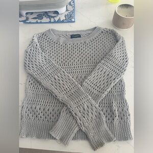 American Eagle Outfitters Spring Mesh Light Blue Sweater 💙